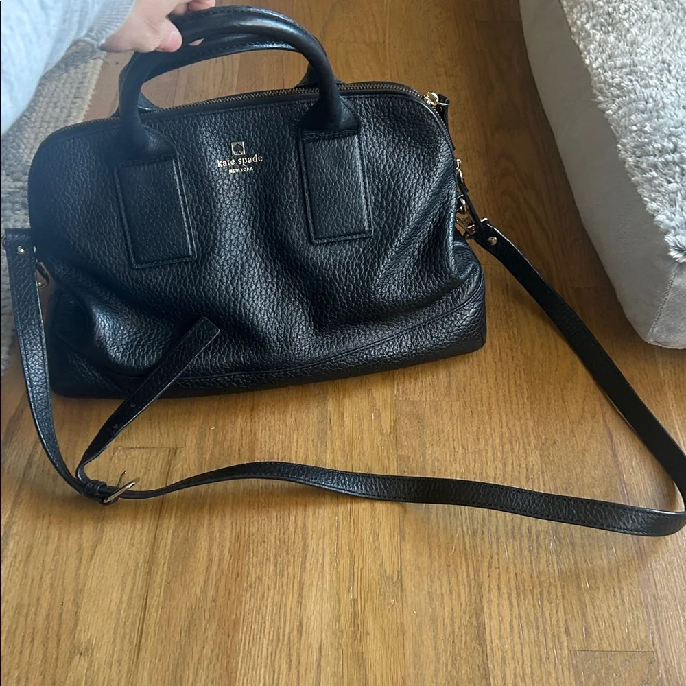 Kate Spade Textured Black Satchel - Picture 6 of 6